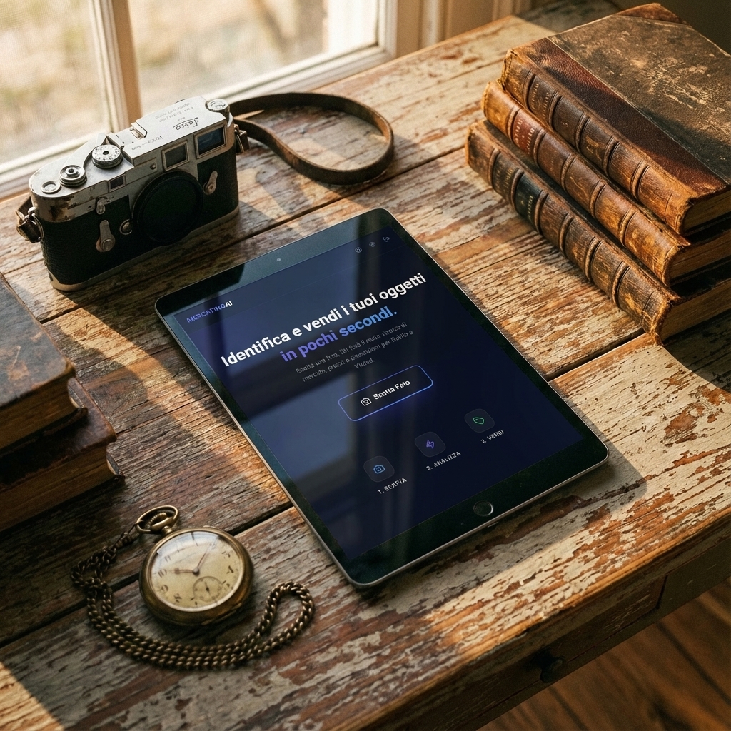 MercatinoAI Dashboard su Tablet